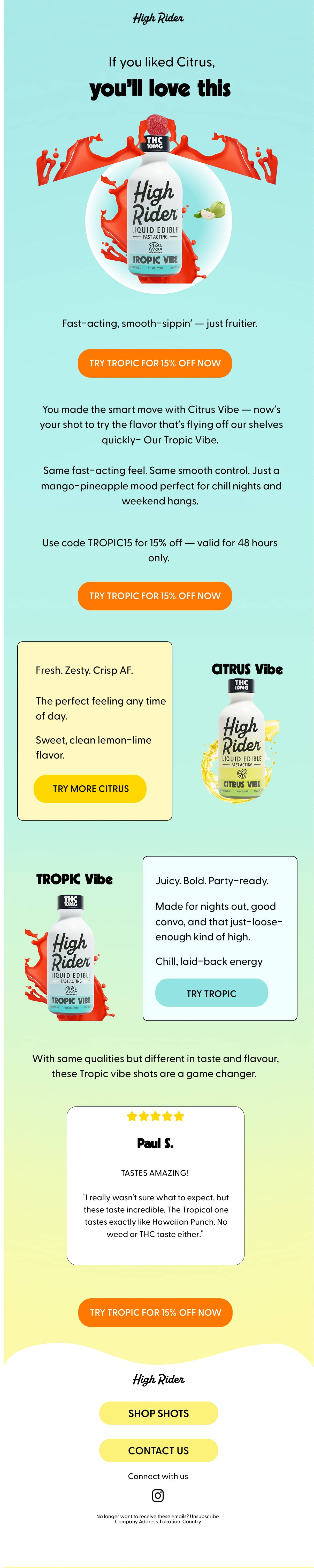 Email campaign design by Supersonic Mails