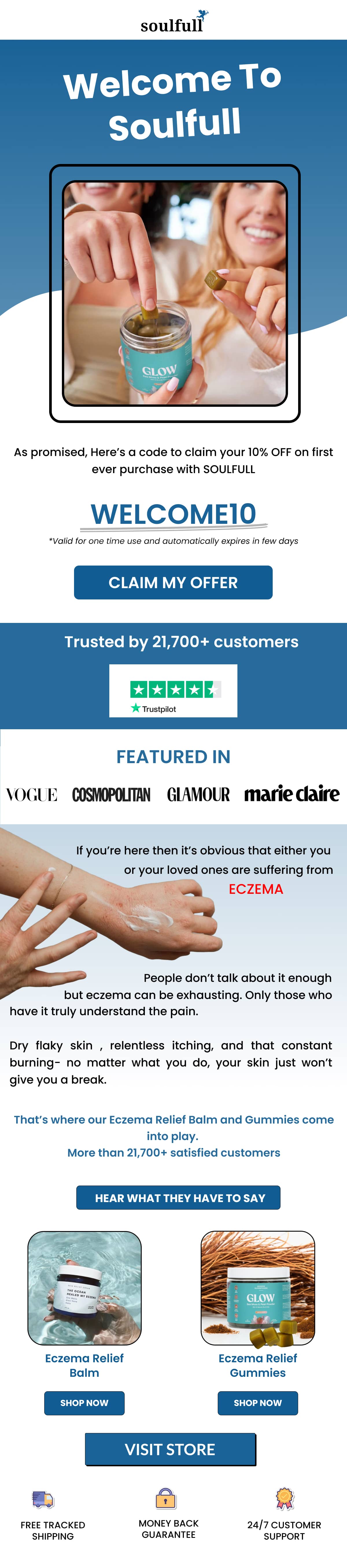 Email campaign design by Supersonic Mails