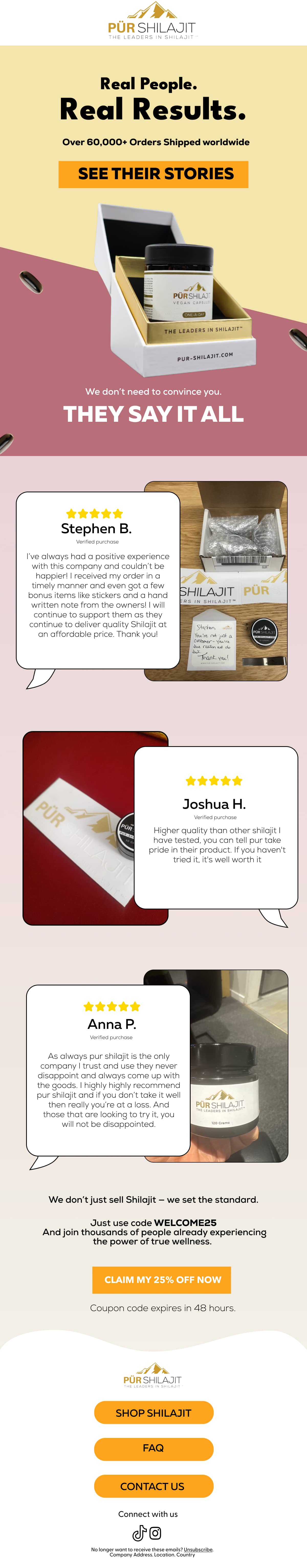 Email campaign design by Supersonic Mails